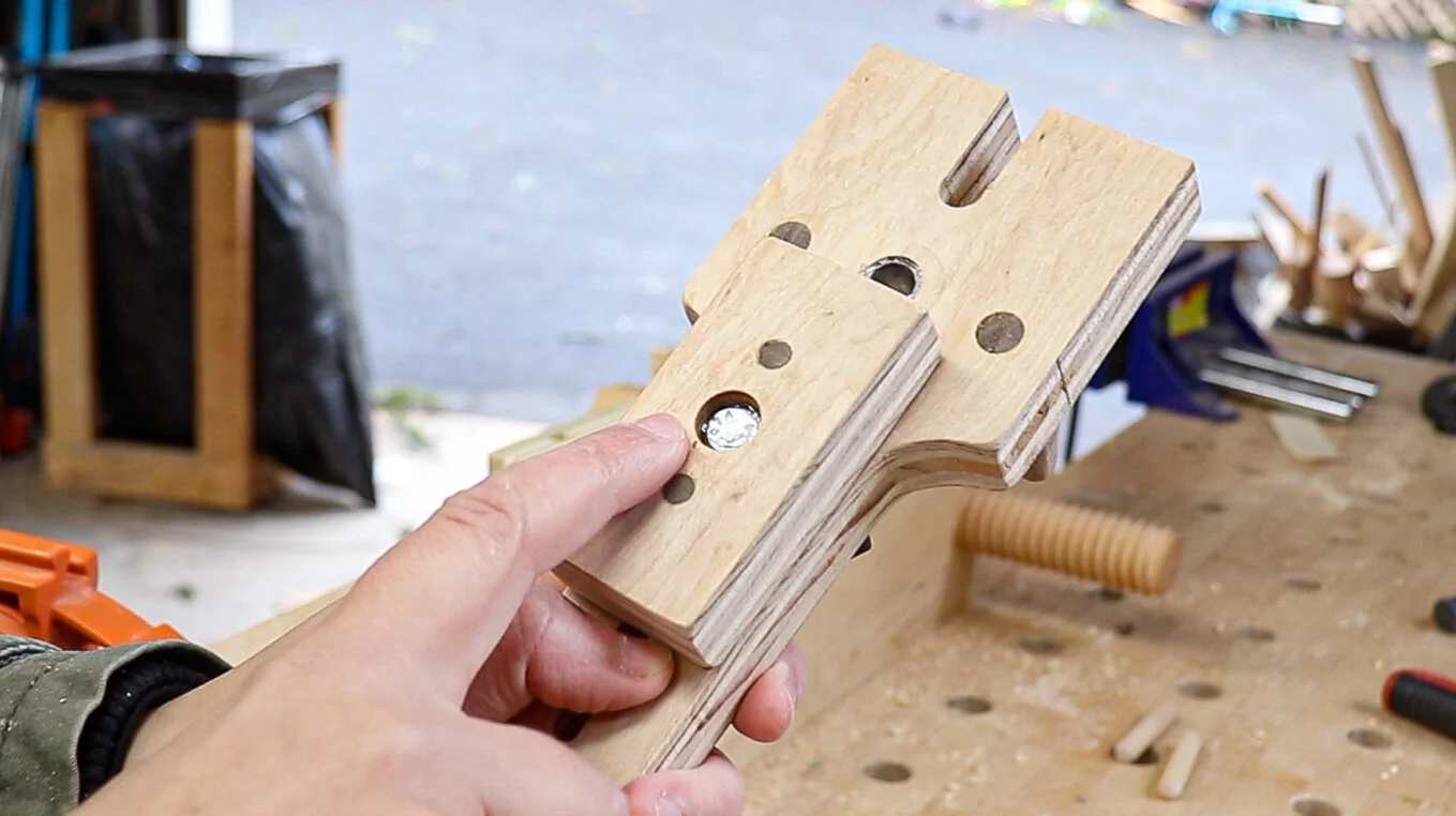 Homemade cross dowel jig outlet